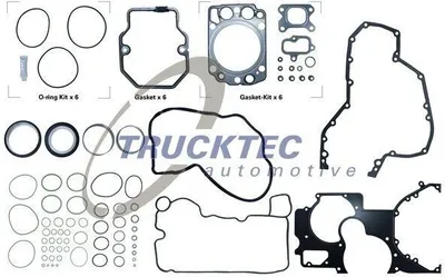 Produktbild von TRUCKTEC AUTOMOTIVE 05.10.031 Zylinderkopf Dichtungssatz für MAN TGA für ERF ECT