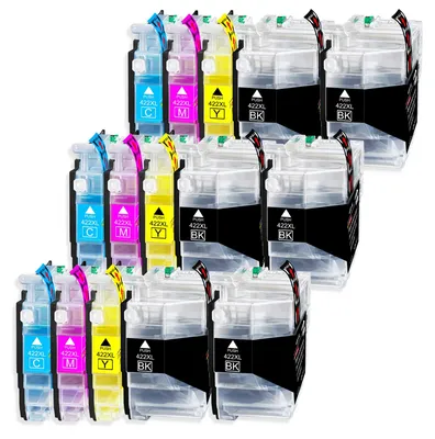 Produktbild von 15er Pack Druckerpatronen 422 422XL kompatibel mit MFC-J6940 J6940DW