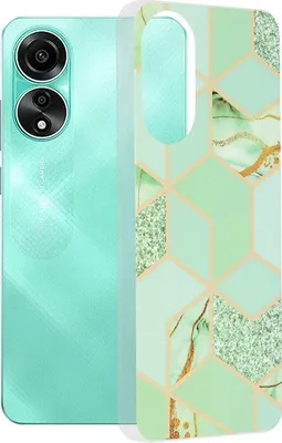 Immagine prodotto di Custodia Techsuit Marble Verde per Oppo A78 4G KP29199