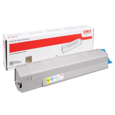 Obrázok produktu pre OKI 44643001, 7300 strany, Žltá, 1 kusov