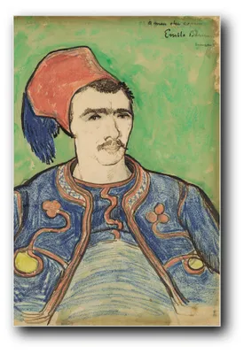 Immagine prodotto di Stampa artistica "Il Zouavo" di Vincent van Gogh – 20 x 30 cm – non incorniciata