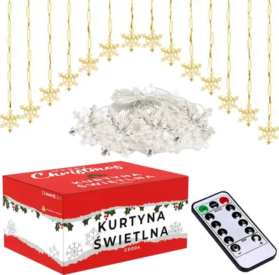 Zdjęcie produktu dla Kurtyna LED z Pilotem (CD004)