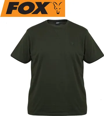 Produktbild von Fox Green Black T-Shirt - Angelshirt, Größe:M
