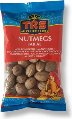 Produktbild von TRS Nutmegs Jaifal, Muskatnüsse, 100g