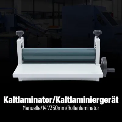 Image de Machine à plastification manuelle - Largeur maximale de 35,6 cm (14 pouces) - Autonome - Blanche - Pour documents