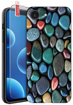 Image de Étui pour iPhone 16 | MOTIFS | Coque en silicone mat + verre trempé 9H