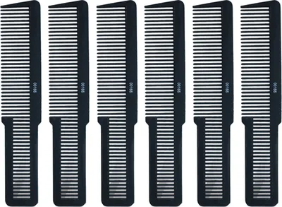 Produktbild von Professionelle Kämme PP schneiden Kamm Haar Friseur Friseure Salon Kamm (Schwarz)