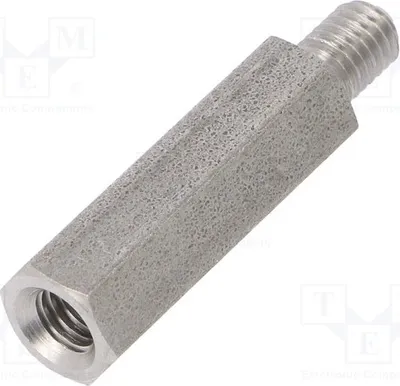 Produktbild von 10x Distanzmuffe mit Gewinde 25mm Innengew: M5  Außengew: M5 248X25 Distanzelemente