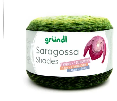 Produktbild von Gründl Saragossa Shades,250g/1000m,Farbverlaufsbobbel,50%Baumwolle/50% Polyamid,NEUE Farben 11 kiwi ombre
