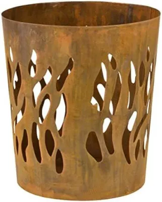 Produktbild von Famanu Feuerstelle Gartenofen - 33 x 33 x 35 cm - Braun