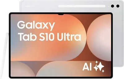 Immagine prodotto di Samsung Galaxy Tab S10 Ultra Wi-Fi, 37,1 cm (14,6"), 2960 x 1848 Pixel, 1 TB, 16 GB, 2 GHz, Platin, Silber