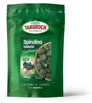SPIRULINA TABLETKI 250mg SUPLEMET DIETY TARGROCH