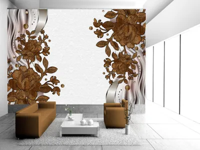 Produktbild von Vlies Fototapete 400x280 cm Tapeten Wandtapete XXL Blumen Abstrakt 10110906-149