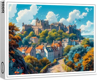 Produktbild von raxxa Premium-Puzzle "Edinburgh", 1000 Teile