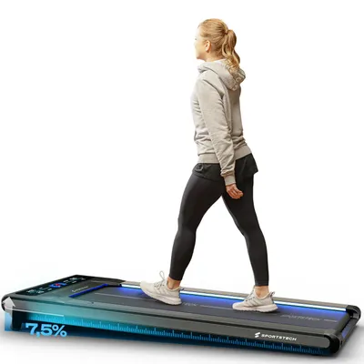 Produktbild von Sportstech Laufband sWalk_GR | LED-Feedback | 1-8 km/h Geschwindigkeit