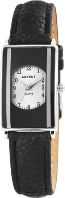 Produktbild von Akzent Damenuhr mit Kunstlederionsarmband