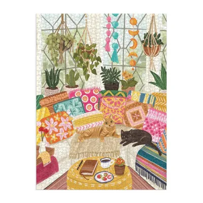 Produktbild von 71460 - Serenity Meow - Puzzle im Quadrat, 1000 Teile