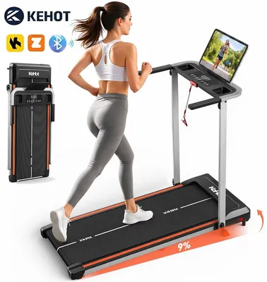 Produktbild von Kehot Laufband für Heimtraining, 1–12 km/h, klappbar, leiser Motor, Bluetooth APP