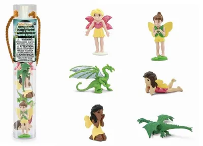 Zdjęcie produktu dla Safari 100402 - Zestaw figurek do zabawy, wróżki i smoki 5-7,5 cm