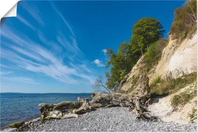 Produktbild von ARTland Poster Kreidefelsen Insel Rügen II Größe: 120x80 cm