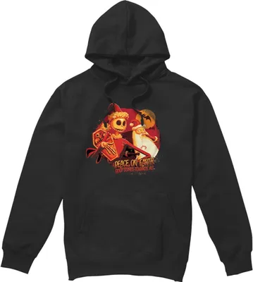 Immagine prodotto di The Nightmare Before Christmas - Felpa con cappuccio "Il bene fa paura a tutti" per uomo TV4525 (M) (Nero)