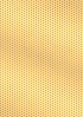 Produktbild von Heyda 204877891 Alu-Bastelfolie "Sternchen" 50 x 78 cm goldfarben/goldfarben