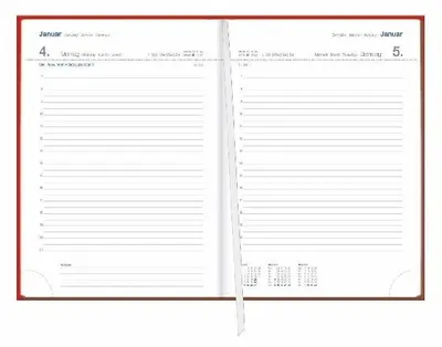 Produktbild von Tages-Cheftimer A5, rot 2027