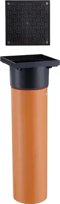 Produktbild von Revisionsschacht Teleskoprohr Drainage Kontrollschacht Inspektionsrohr DN110 Teleskoprohr
