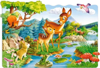 Produktbild von Castorland Little Deers Puzzle 20 Teile maxi   C-02177-1