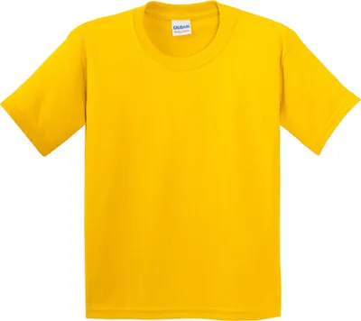 Produktbild von Gildan Kinder T-Shirt mit Rundhalsausschnitt, kurzärmlig BC482 (L) (Gelb)