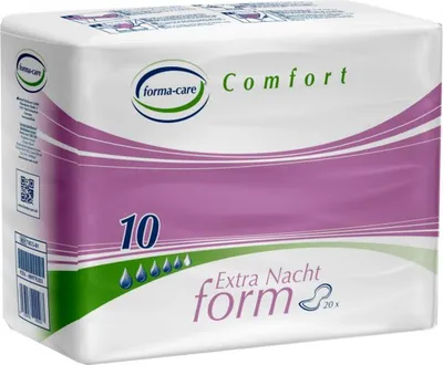 Produktbild von forma-care Comfort form - 80 Inkontinenzeinlagen - latexfrei - extra Nacht