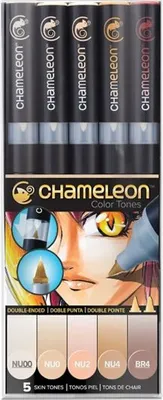 Image de Lot de 5 crayons correcteurs - teintes chair