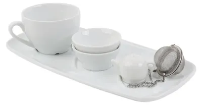 Produktbild von 5-tlg. Porzellan Tee-Melange "Classico" Holst Porzellan/Germany