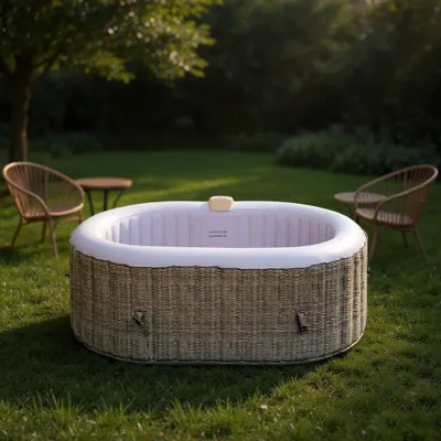 Obrázek produktu pro Mobilní (nafukovací) vířivka Belatrix Mountine 120 Rattan