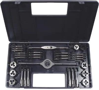 Produktbild von Gewindeschneidset metrisch M 0-II M2.5-M7 aus Werkzeugstahllegierung, 255 x 140 x 22 mm