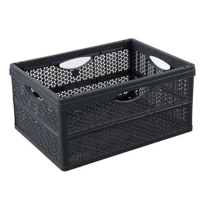 Produktbild von Aufbewahrungsbox Kunststoff DEKO Aufbewahrungskasten Box Kasten BRANQ 46 x 34 cm