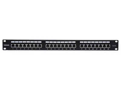 Immagine prodotto di INTELLINET 24 porte Cat6a Patchpanel FTP 1HE schwarz