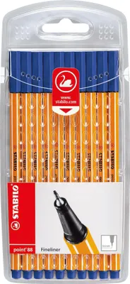 Obrázok produktu pre Fineliner - STABILO bod 88 - balenie 10 ks - modrý