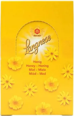 Produktbild von Langnese Honig-Sticks, Honigsticks, Portionsstick, Ideal für Tee, Kaffee und Müsli, für Gastro, Hotel, Büro, Kantine, 80 x 8 g