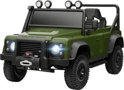Produktbild von 115x61x61 cm Gruen Kinder Elektroauto 12V Batterie Betrieb Fernbedienung Musik Hupe LED Lichter