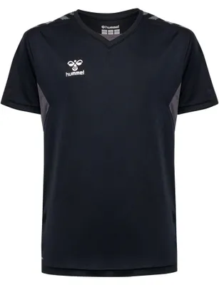 Produktbild von Hummel Authentic Pl Kurzarm-t-shirt Schwarz 8 Years Junge Schwarz 8 Years