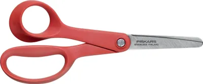 Zdjęcie produktu dla Fiskars Classic, Dziecko, Proste cięcie, Pojedyńczy, Czerwony, Srebrny, Metal, Leworęczny
