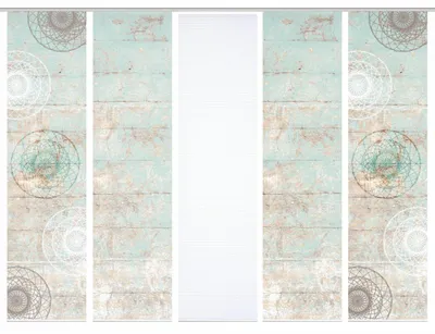 Produktbild von HOME in green | MANDRIGA Schiebegardine aus Polyester (recycelt) - 245x60 cm