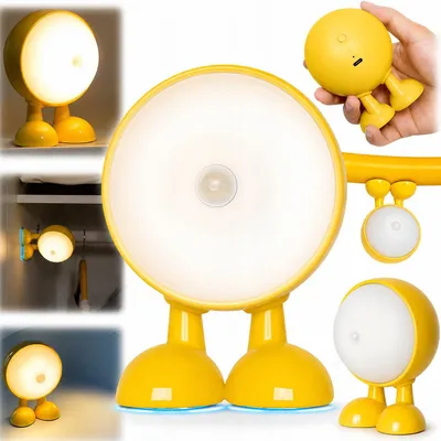 Obrázok produktu pre Nočná lampička, LED, hračka pre deti, žltá