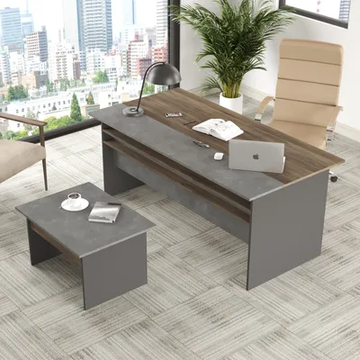 Obrázok produktu pre Skye Decor, Kancelárska zostava - Vergilius 6 (Hnedá + Sivá)