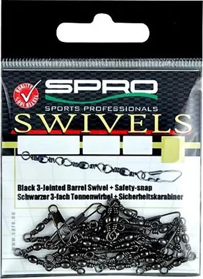 Produktbild von Spro 3-Jointed Swivel+Safety-Snap #12