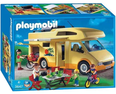 Image de Jeu de camping-car familial PLAYMOBIL pour enfants