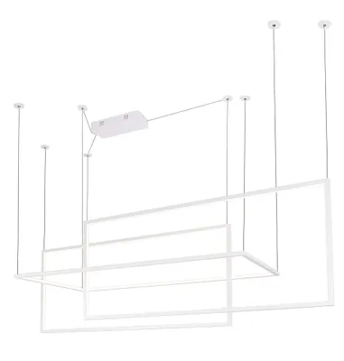 Zdjęcie produktu dla Lampa wisząca LED biała GEOMETRIC P0272 MaxLight