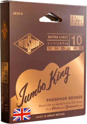 Image de Rotosound JK10-3 Cordes pour guitare acoustique