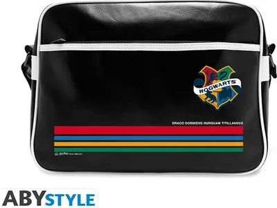 Productafbeelding van HARRY POTTER - Zwarte messengerbag, Hogwarts - Vinyl
